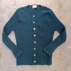 90s Cabel knit vintage cardigan